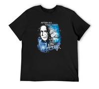 Faith Severus Snape After All This Time? Always - Camiseta para hombre, Negro, S