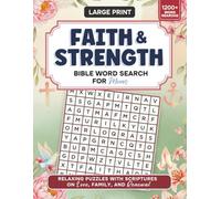 Faith & Strength Large Print Bible Word Search for Moms: Relaxing Puzzles with Scriptures on Love, Family, and Renewal