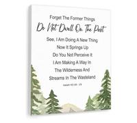 Faith Wall Art Poster Letting Go Canvas Wall Art Kitchen Decor | Powerful reminder yesterday ended today holds new opportunities blessings ahead(Unframed,08x12inch(20x30cm))