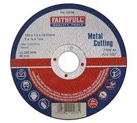 Faithfull 5023969204734 - Disco abrasivo (tamaño: 125X3.2X22metal)