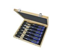 Faithfull Agarre Suave Juego de Cinceles + Almacenaje Caja, 6 Piezas FAIWCSGS6WB