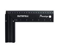 Faithfull CS8CNC Prestige Try Square Black Aluminio 200 mm, multicolor, 1 unidad