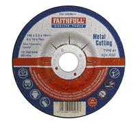 Faithfull Cut Off Disc for Metal Depressed Centre 100 x 3.2 x 16mm