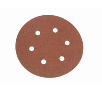 Faithfull Discos de Lija de Gancho y Bucle 150mm x 120G (Pack de 25)