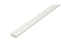 Faithfull EPDM - Burlete autoadhesivo para burlete (perfil W, 6 m, 9 x 3,5 mm), color blanco