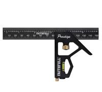 Faithfull Escuadra Combinada Prestige Aluminio Negro 150Mm (6Pulg) FAICS150CNC