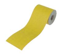 Faithfull FAIAR115120Y Aluminio Óxido Lijado Rollo Papel Amarillo 115mmx50m 120G