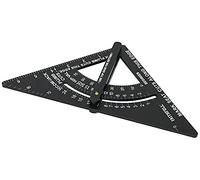 Faithfull FAICSQA7CNC Prestige Adjustable Quick Roofing Square Black Aluminium 180mm (7in)