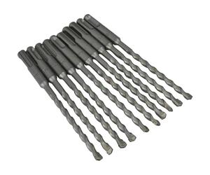 Faithfull FAISDS7160B SDS Masonry Drill Bit 7 mm x 100 mm WL x 160 mm - Bulk Pack of 10 Silver