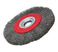 Faithfull FAIWBWW200 200 x 25 x 32mm Wire Wheel with 0.3mm Wire