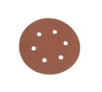 Faithfull Gancho y Lazo Disco de Lija DID2 Perforado 150mm X 40G (Paquete 25)