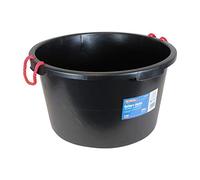 Faithfull herramientas fai40lbucket constructores de 40 litros cubo - claro, transparente, FAI40LBUCKET