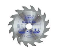 Faithfull Hoja de Sierra Circular TCT 140mm x 20mm, 16T POS