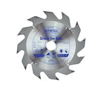 Faithfull Hoja de Sierra Circular TCT 150mm x 20mm, 12 Dientes POS