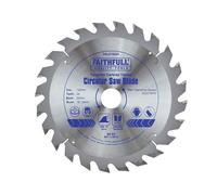 Faithfull Hoja de Sierra Circular TCT, 152mm x 20mm, 24 Dientes, Ángulo POS