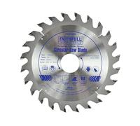 Faithfull Hoja de Sierra Circular TCT 160mm x 30mm, 24 Dientes POS