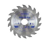 Faithfull Hoja de Sierra Circular TCT 165mm x 30mm, 18 Dientes POS