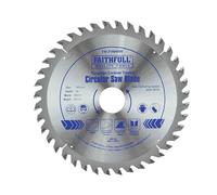 Faithfull Hoja de Sierra Circular TCT, 180mm x 30mm, 40 Dientes