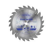 Faithfull Hoja de Sierra de Mano Sin Cable TCT 136mm x 10mm, 24 Dientes POS