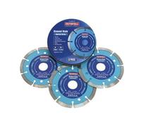 Faithfull Hojas De Diamante Contractuales 115 X 22.2Mm (Paquete 3) FAIDBSET3C