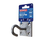 Faithfull Hook On Plate - Galvanised