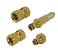 Conector Doble De Latón Faithfulll 12.5-19mm (1/2 - 3/4 Pulgadas) FAIHOSETC