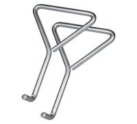 Faithfull Llaves para pozos (par), extremo doblado en forma de O (10 mm de diámetro, 25 mm de profundidad), cincadas de alta resistencia - 200 mm