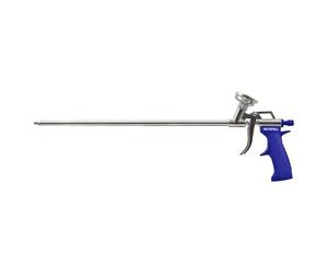 Faithfull Long Barrel Foam Spurt Gun, Stainless Steel Barrel & Needle, Sealant Dispensing Spray Applicator - 500mm