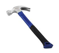 Faithfull Martillo de garra de 567 g, eje de fibra de vidrio de alta resistencia con cabeza de acero pulido y agarre ergonómico antideslizante para carpintería, enmarcado, reparaciones generales y