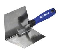 Faithfull Palustre para Esquinas Interiores Prestige, Acero Inoxidable, 125×100