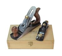 Faithfull Plano No. 4 Y Plano No. 60 1/2 En Caja De Madera FAIPLANE4AV