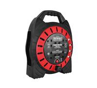 Faithfull Power Plus Cable Reel con 4 Enchufes, 10m, 13A
