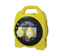 Faithfull Power Plus Semi-Integrado Carrete Cable 110V 16A 2-Socket 15m (1.5mm