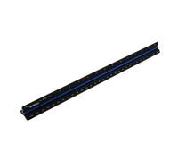 Faithfull Prestige Tri-Scale Architect Regla Aluminio Negro 300mm FAIRULETACNC