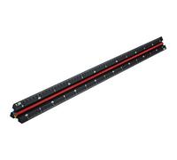 Faithfull Prestige Tri-Scale Ingeniería Regla Aluminio Negro 300mm FAIRULETECNC
