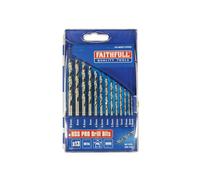 Faithfull Profesional HSS Espiral Broca Set, 13 Piezas (1.5-6.5mm) Faimset