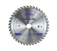 Faithfull Sierra Circular con Dientes de Carburo de Tungsteno 254mm x 30mm, 40T