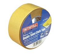 Faithfull TAPEDS - Cinta adhesiva de doble cara (50 mm x 25 m)