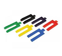 Faithfull Tools FAIWEDGE100 - Cuñas de embalaje de plástico transparente (Pack de 100)