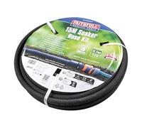 Faithfull Tropfschlauch-Set 15 m (49 ft) 12,5 mm (1/2 Zoll) - Mikroporöser, wassersparender Gartenschlauch, UV- und frostbeständig