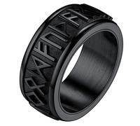 FaithHeart - Anillo de martillo de Thor retro con nudo celta vikingo para hombres, niños y mujeres