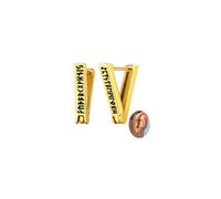 FaithHeart Pendientes Runas Vikingas Acero Inoxidable 316L Hombre Pendientes Triángulos Joyería Nórdica Amuleto Padres Hijos