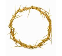 FaithHopeLove Corona de Espinas de Jesús, Corona de Espinas Resistente a la descomposición, símbolo de Jesucristo, Eventos de Iglesia y decoración del hogar, JesusCrown Lifesize 8
