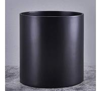 FaithLand Maceta de 12 Pulgadas, se Adapta Perfectamente al Soporte Moderno de Mediados de Siglo, tapón de Drenaje y Pantalla de Malla de Drenaje, Negro Mate