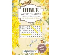 FaithQuest - Large Print Bible Word Search: Hope and Gratitude vol. 4: Word Searches with Easy to Read Print About God, Bible and More | 6x9 inches | ... Ages, Anxiety Relief, Holiday and Free Time