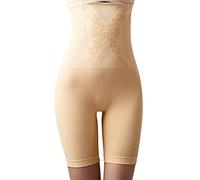 Faja Adelgazante Faja para Rebajar La Barriga Pantalones De Pierna Delgada De Panal Cintura Alta Sin Costuras Fajas Mujer Pantalones Retracción Vestido Mujer Pantalon Beige XL
