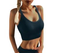 Faja Aplana Vientre Bodies Espalda Descubierta Top De Gimnasio para Mujer Sujetador Deportivo De Realce para Fitness Sujetador Hueco Transpirable Cinturilla Reductora Mujer Fajas Black XL