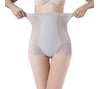 Faja Braga Reductora Faja Reductora Post Parto De Color Sólido para Mujer Pantalones para El Vientre Cintura Alta Y Levantamiento De Cadera Shapewear Dress Grey XXXL