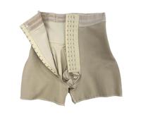 Faja Colombiana Reductora Mujer Fajas Tanga Bragas Levantadoras De Glúteos para Mujer Moldeadora Acolchada Almohadillas Potenciadoras De Cadera Fajas Reductoras Abdomen Camiseta Beige XL