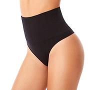 Faja Compressx Faja Reductora Barriga Mujer Fajas Reductoras Adelgazantes Aplana Vientre Moldeadora De Sin Costuras para Mujer Interior Ropa Interior Sexy Elegante Tanga Black L